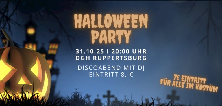 Halloweenparty am 31.10.2025