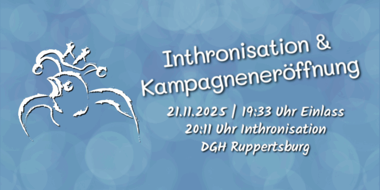 Inthronisation & Kampagneneröffnung 2025/2026