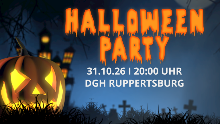 Halloweenparty am 31.10.2026